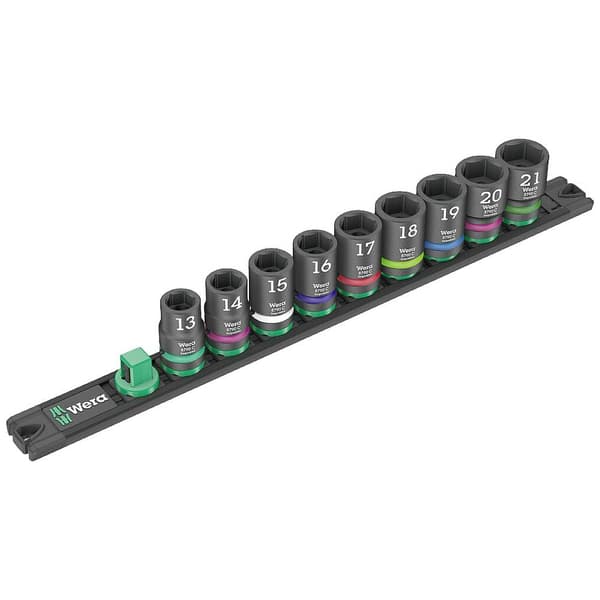Wera C Impaktor Hylsnyckelsats imperial 1/2 9 delar 05005490001