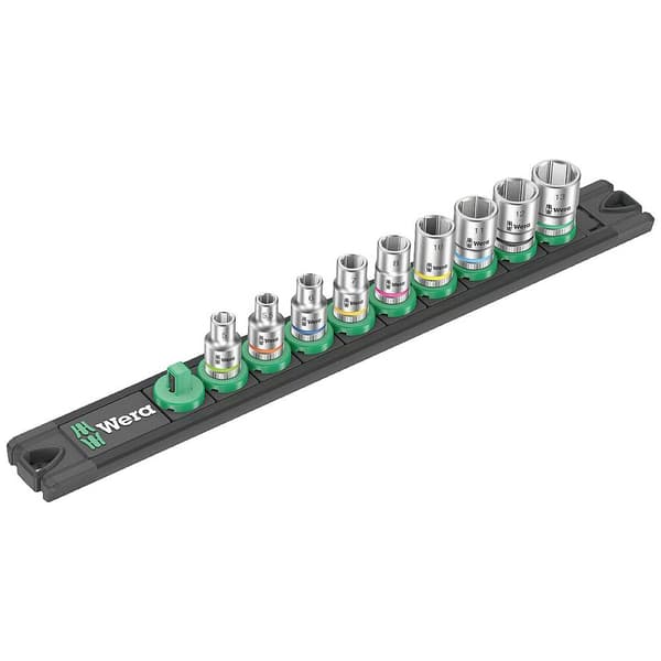 Wera A 4 Zyklop Hylsnyckelsats imperial 1/4 9 delar 05005400001