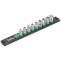 Miniatyrbild 1 av 4: Wera A Imperial Hylsnyckelsats imperial 1/4 9 delar 05005420001