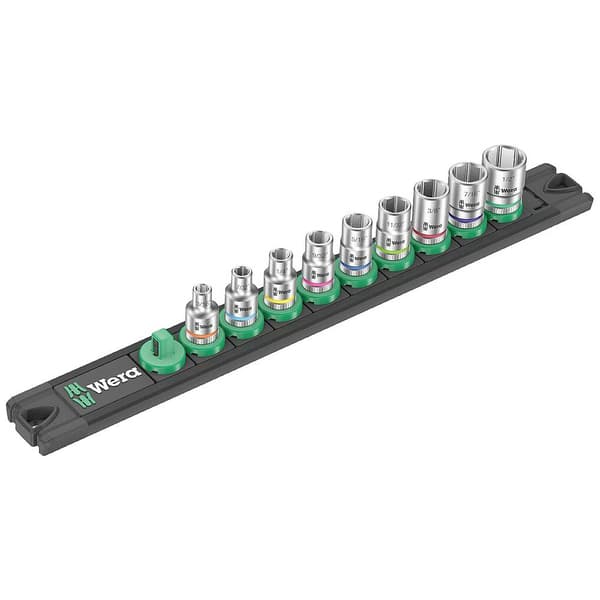 Wera A Imperial Hylsnyckelsats imperial 1/4 9 delar 05005420001
