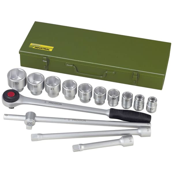 Proxxon Hylsnyckel-bitsinsats-set 3/4 14 delar 23300