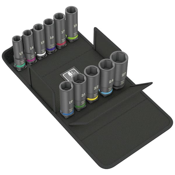 Wera Impaktor Deep Set 1 Hylsnyckelinsats-set 1/2 11 delar 05004841001