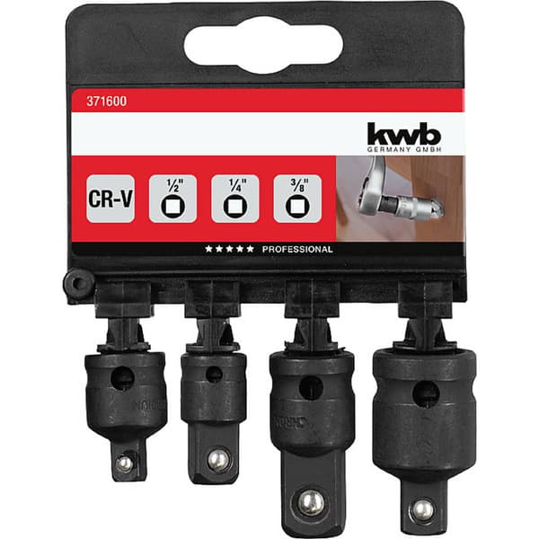 kwb 371600 Hylsadapter Drivning 1/4, 3/8, 1/2 1 st