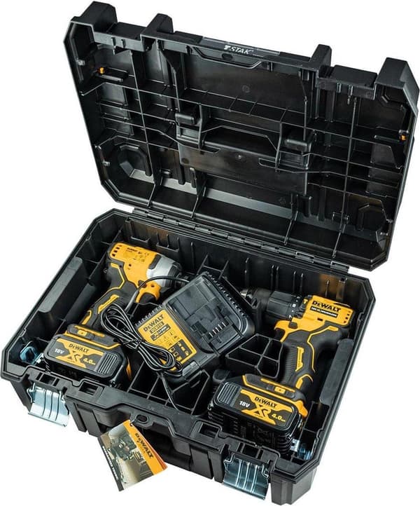 SÄHKÖTYÖKALUJEN YHDISTELMÄPAKKAUS DEWALT DCK2062M2T (DCD709+DCF809) 18V 2X4.0AH