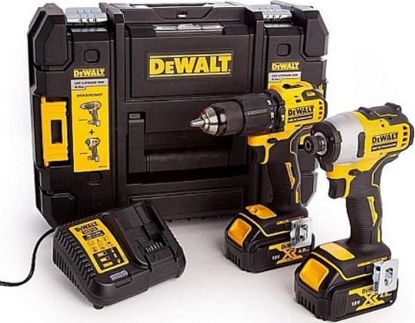 SÄHKÖTYÖKALUJEN YHDISTELMÄPAKKAUS DEWALT DCK2062M2T (DCD709+DCF809) 18V 2X4.0AH