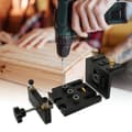 Miniatyrbild 4 av 4: 3 i 1 Dübellmall Kit - Fickhålsborrguide för möbelsammanfogning