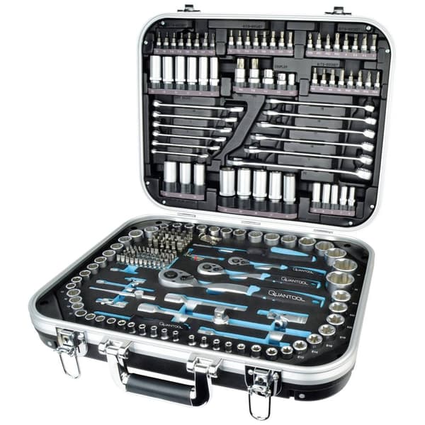Brüder Mannesmann QUANTOOL Hylsnyckelsats 1/4, 1/2, 3/8 226 delar Q25000