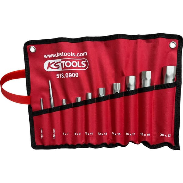 KS Tools 518.0900 Rörhylsnyckel 10 delar