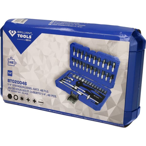 Brilliant Tools BT020046 Hylsnyckelsats BT020046