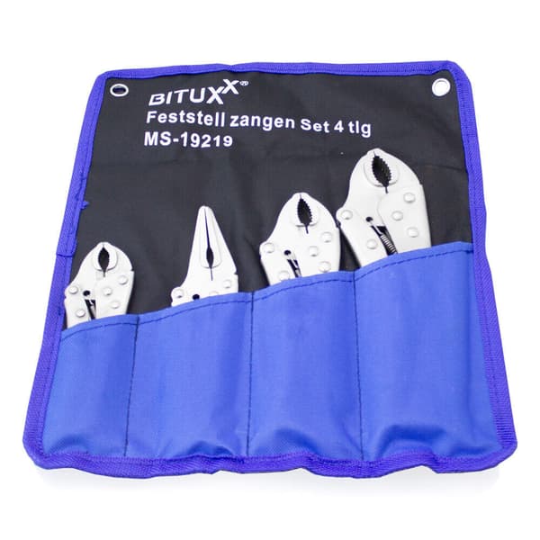 BITUXX verktygssats, kl�m-/svetst?ng med l?ngt handtag, 4 st