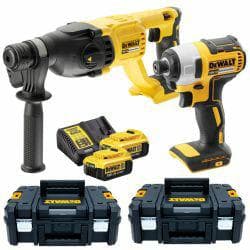 DEWALT.COMBO SÆT 18V DCK2023M2T (DCH133 + DCF787) 2x4,0Ah