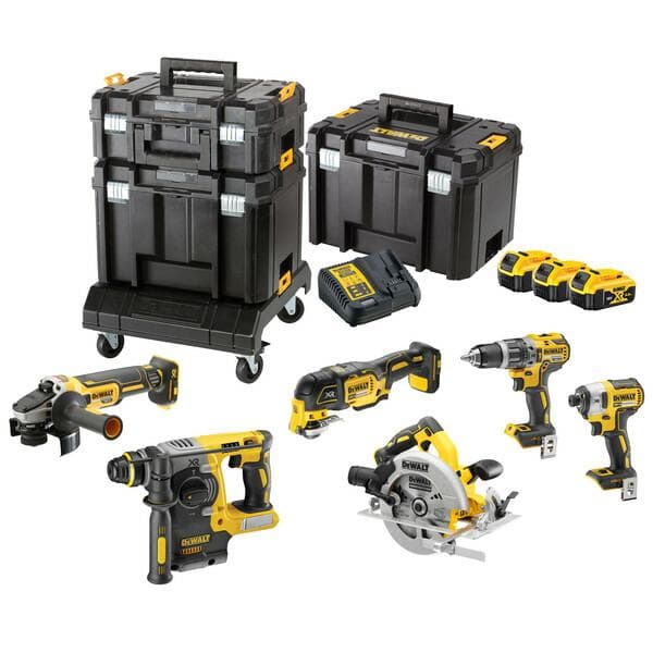 DEWALT COMBO KIT 18V DCK685P3T (DCD796+DCF887+DCH273+DCG405+DCS570+DCS355) 3x5,0Ah TSTAK