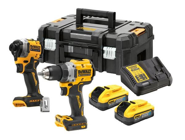 DEWALT COMBO KIT 18V DCK2051H2T (DCD800+DCF850) 2x5,0Ah POWERSTACK TSTAK