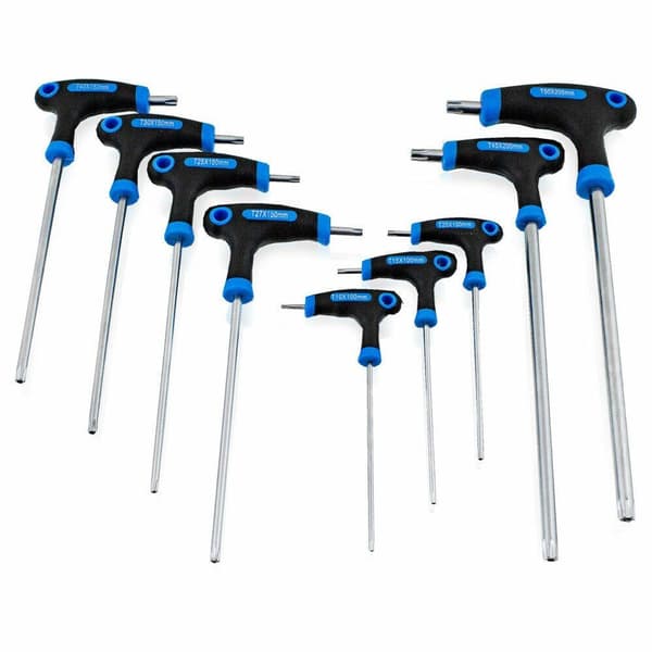 Torx L jakoavainsarja T10-T50 kahvalla 9 kpl BITUXX