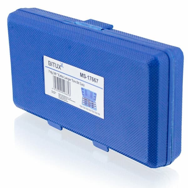 Nyckelverktygssats TORX-hylsor 7 delar BITUXX T25-T60 3/8"