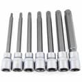 Miniatyrbild 6 av 6: Nyckelverktygssats TORX-hylsor 7 delar BITUXX T25-T60 3/8"