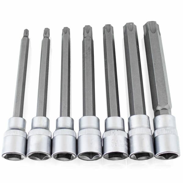 Nyckelverktygssats TORX-hylsor 7 delar BITUXX T25-T60 3/8"