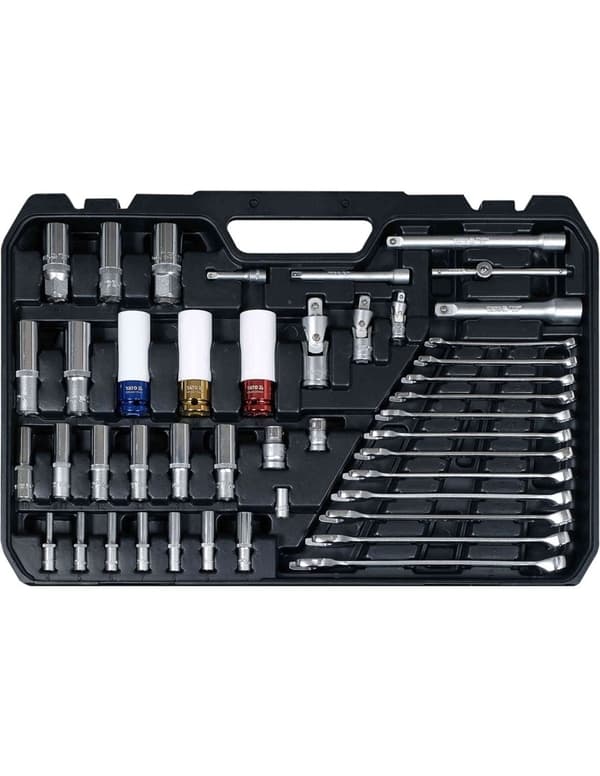 VÆRKTØJSÆT 1/4', 3/8', 1/2' KPL YT-38850 YATO
