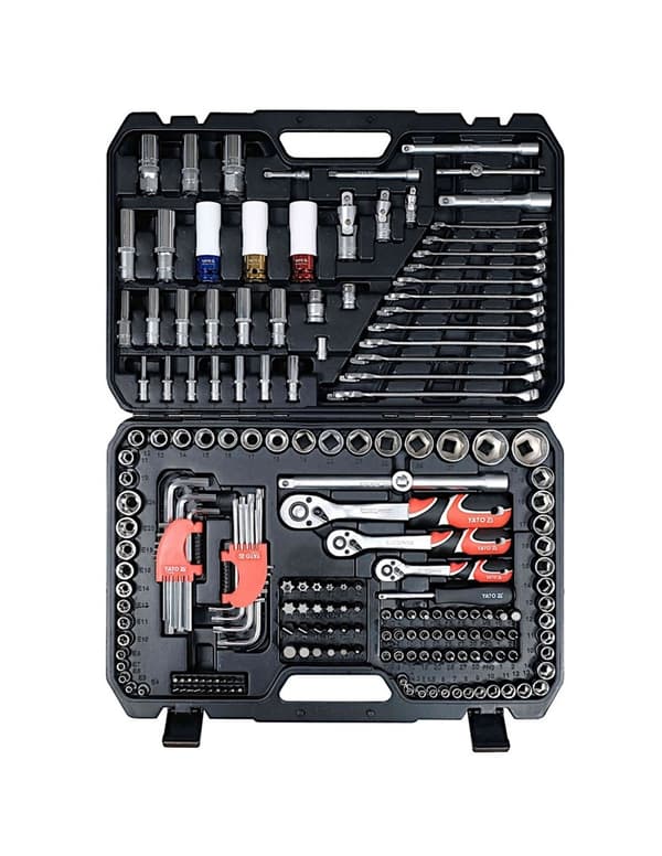 VÆRKTØJSÆT 1/4', 3/8', 1/2' KPL YT-38850 YATO
