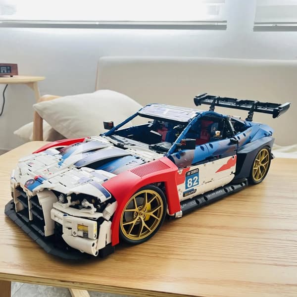 Urheiluauton rakennussarja, 4556 osaa, yhteensopiva muiden merkkien kanssa,Superautot
