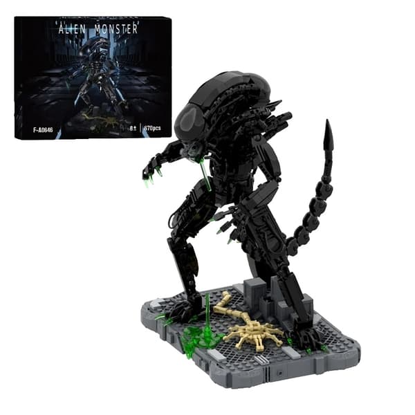 Alien Monster Byggesæt, 670 Dele, Kompatibelt med Andre Mærker,670pcs