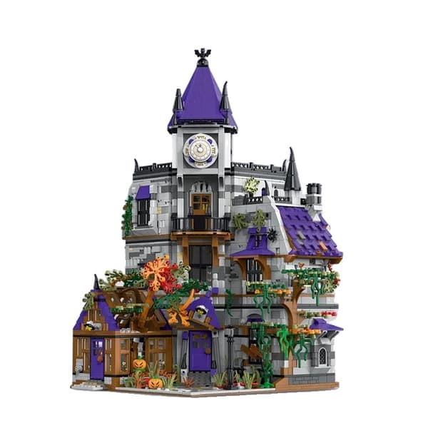 Mystery Mansion Byggesæt, 4190 Stykker, Miljøvenligt ABS Materiale,med lys