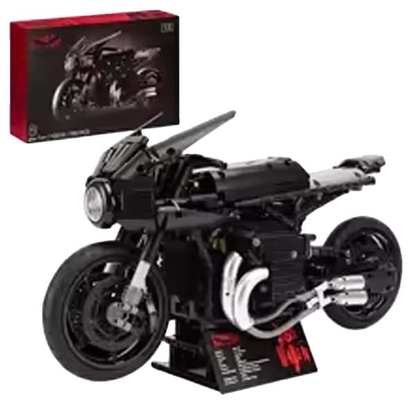 Motorcykel Byggeklods Sæt, 1981 Dele, Egnet til Aldre 6 og Opad,10518 1981PCS