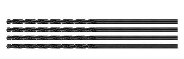 Sæt med 4 metalbor, ekstra lange (5,2x300 mm)