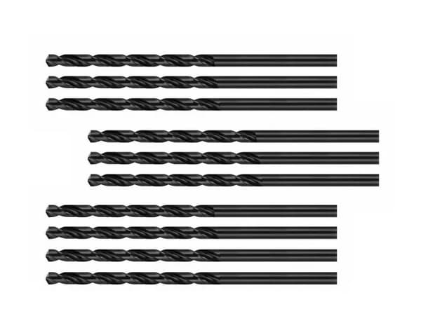 10 metalliporanterän sarja (HSS-R, 9,0x125 mm)