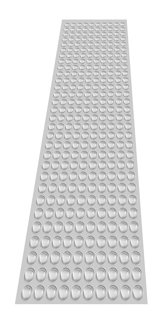 Sæt med 300 selvklæbende buffere (type 3, 10,0x3,0 mm)