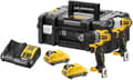 Miniatyrbillede 1 af 2: DeWALT DCK2110L2T-QW elektrisk skruetrækker/slagnøgle Sort, Gul