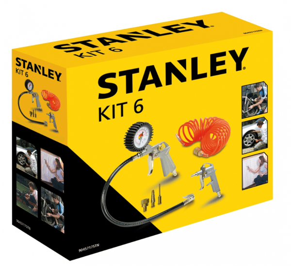 Stanley tryckluftsverktygssats 6 delar