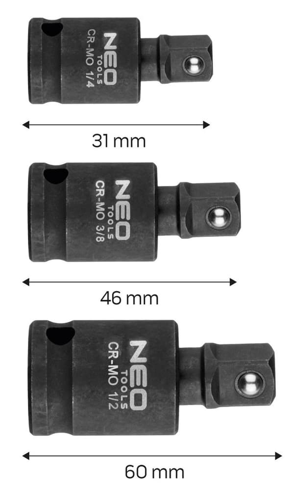 NEO tools 10-256 slagtopnøgletilbehør