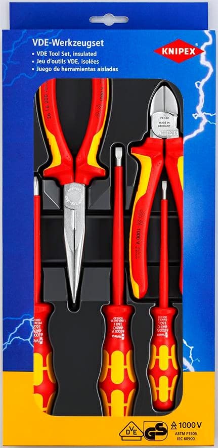KNIPEX VDE-værktøjssæt 5 dele