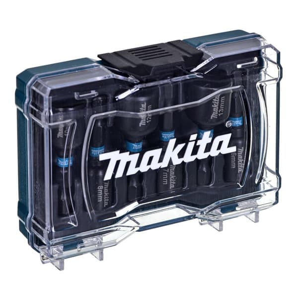 MAKITA HYLSNYCKELSATS 1/4" 50mm 6-DELAR SLAGBORR SVART