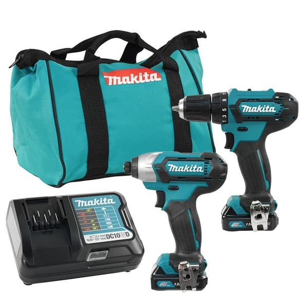 Makita CLX224X elværktøj combo kit Batteri