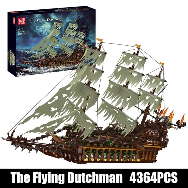 Piratskepp Byggklossar Set, Kompatibel med Byggklossar, CE Märkt,13197