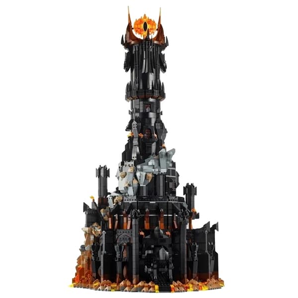 Svart Barad Torn Kit, 5471 Delar, Miljövänligt ABS Material,ingen låda