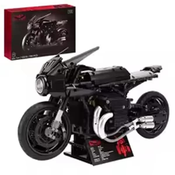 Motorcykel Byggeklods Sæt, 1981 Dele, Egnet til Aldre 6 og Opad,10518 1981PCS