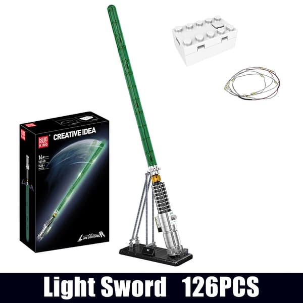 Lysvæbens modelkit, 1126+ dele, LED-lys inkluderet,1126 stk