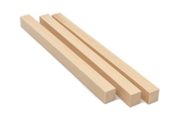 Sæt med hobbytræ til børn eller voksne (2,5x2,5x40 cm, 10 stk.)