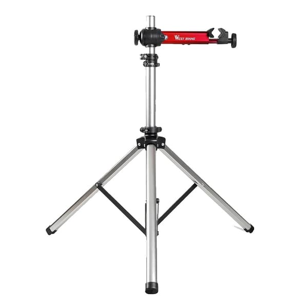 Cykelreparationsstand, Professionel Kvalitet, Opbevaring af Aluminiumslegering, HVID
