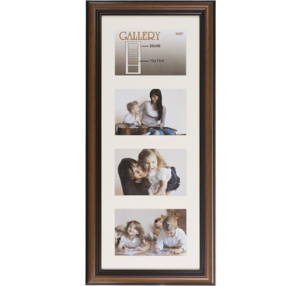 Fotoramme Ema Gallery 20x50/4/10x15, brun (VF3969)