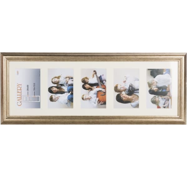 Fotoramme Ema Gallery 20x60/5/10x15, bronze (VF3968)