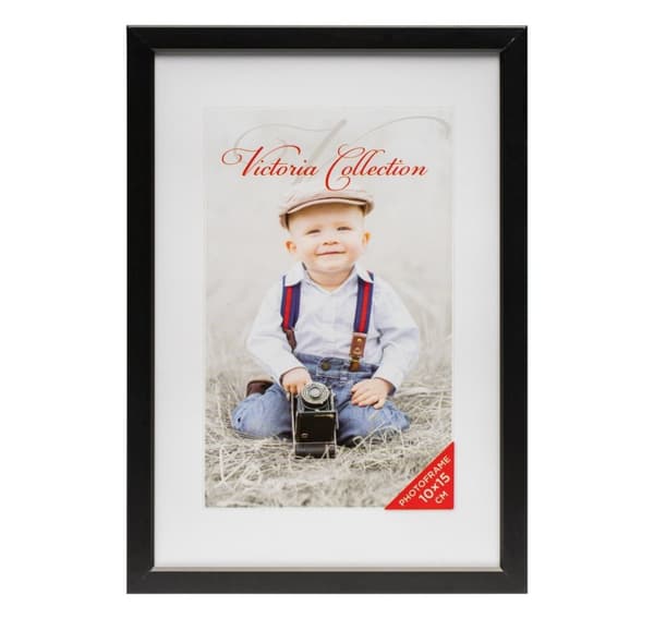 Fotoram Aluminium 10x15, svart