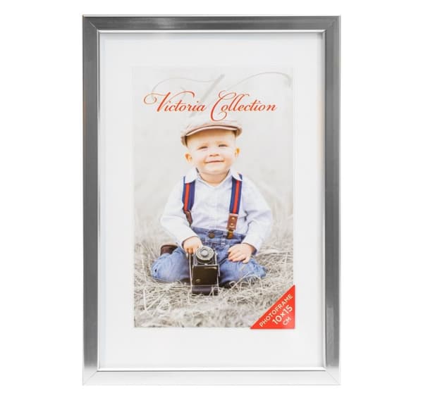 Fotoramme Aluminium 10x15, sølv