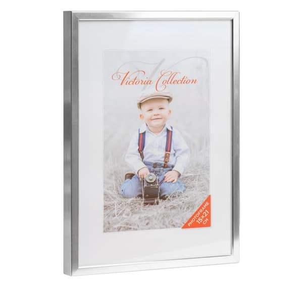 Fotoramme Aluminium 15x21, sølv
