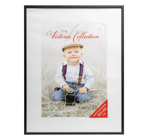 Fotoram Aluminium 30x40, svart