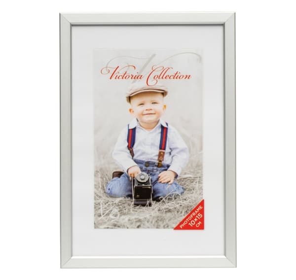 Fotoram Aluminium 10x15, grå
