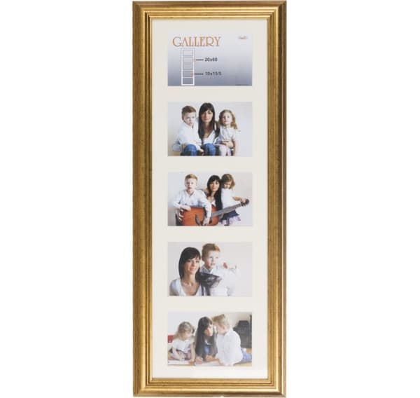 Fotoramme Ema Gallery 20x60/5/10x15, gull (VF3967)